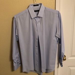 Slim fit, French cuff men’s dress shirt